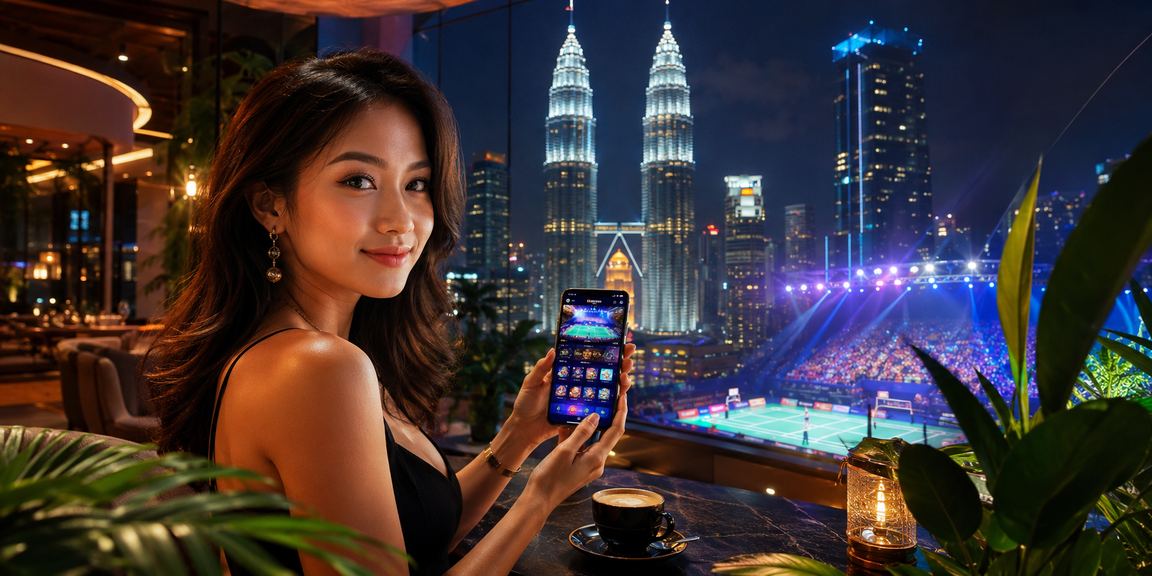Pemain kasino mudah alih di Kuala Lumpur menyemak promosi terkini m2u