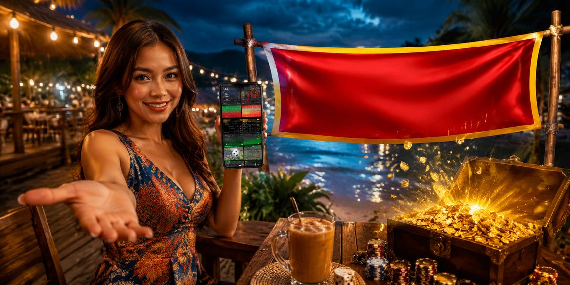 Pengguna mudah alih bermain kasino di Langkawi dengan reka bentuk batik tempatan yang ceria